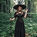 MCJC Decorative Walking Stick Prop Costume Scepter, Egyptian Pharaoh Scepter, Halloween Witch Scepter