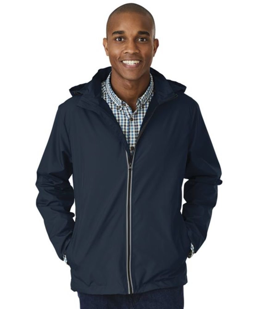 Charles River Apparel Men's Pack-n-go® Full Zip Reflective Jacket