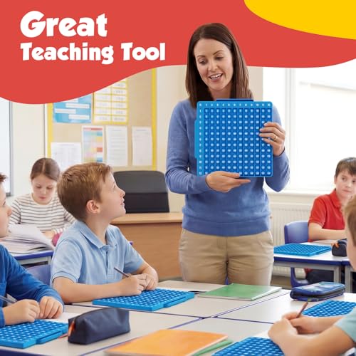 Image of Torlam Math Board, Multiplication Game Board, 12x12 Math Manipulatives Game Board Multiplication,Division, Addition, Subtraction Games Toys for Kids, 1st, 2nd, 3rd, 4th, 5th, 6th Grade