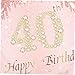 COLLBATH 1set Glittering Paper Plates and Napkins Tablecloth for Birthday Party Supplies Theme Dinnerware Unforgettable Celebrations