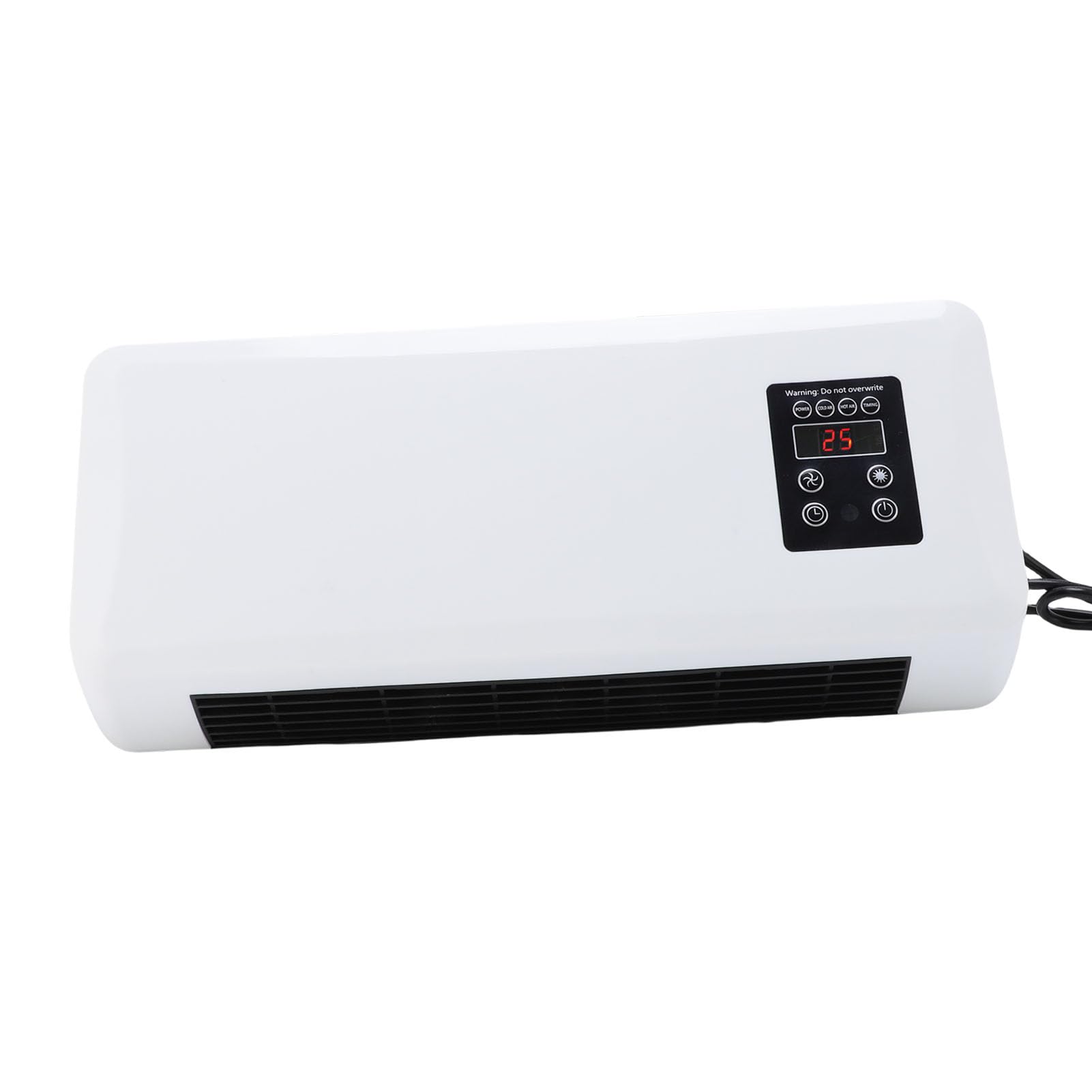 Yinhing Mini Klimatyzator ścienny Cichy, Przenośny Klimatyzator 2 w 1 Chłodzący i Grzewczy z Pilotem do Sypialni, Biura, Materiału ABS (wtyczka UE 220V)