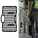 TACMOLLE Gun Rack with Rigid MOLLE Panel, Gun Rack...