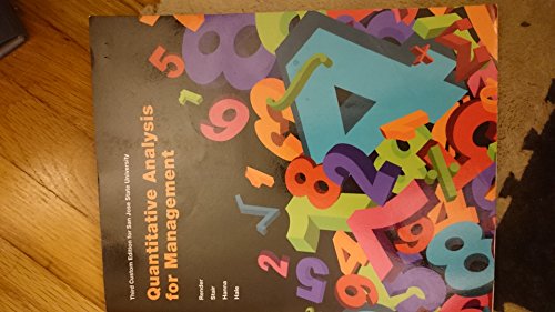 Quantitative Analysis for Management 1323053158 Book Cover