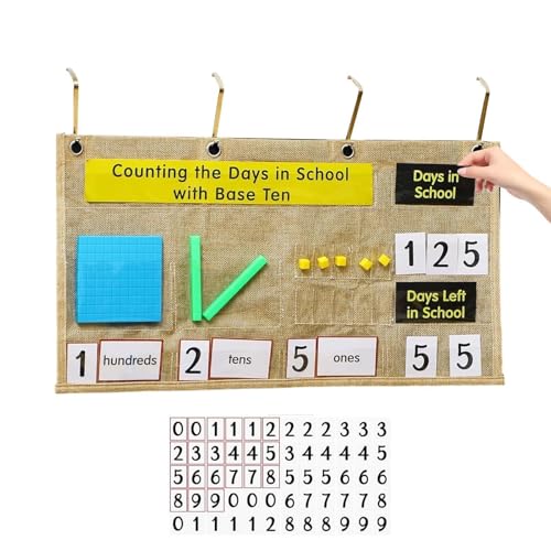 Tableau de poche pour salle de classe pour surmonter les difficultés en calcul au primaire