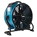 XPOWER FC-420 Professional Grade Air Circulator with Sealed Motor, Carpet Dryer, Floor Blower- 18" Diameter Heavy Duty Utility Fan - Blue