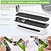 Laminator Machine with Laminating Sheets A4 Portable Thermal Lamination 9-Inch Laminate for Personal Office School Home Use, 6 in 1 Laminater Quick Warm Up Never Jam