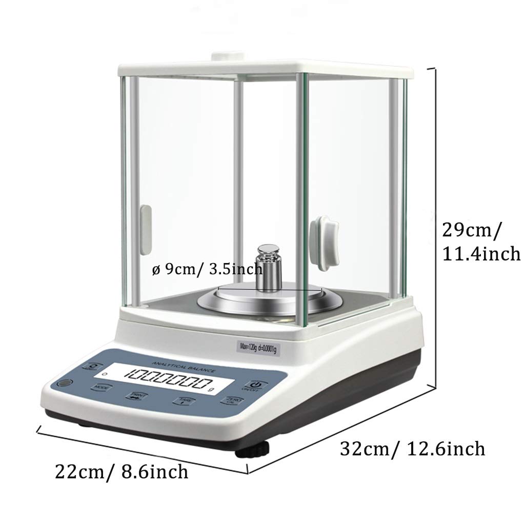 Balanza Digital para joyería, Oro, balanza analítica, precisión de Laboratorio, electrónica de Alta precisión, 11 Unidades, función de conteo, Pantalla LCD para universid,