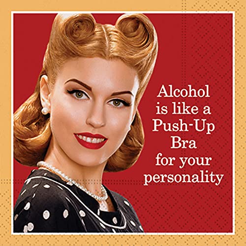 Funny Cocktail Napkins Box Set Retro Vintage Cocktail Napkin Funny Sayings Variety Pack 40 Total #TOP3