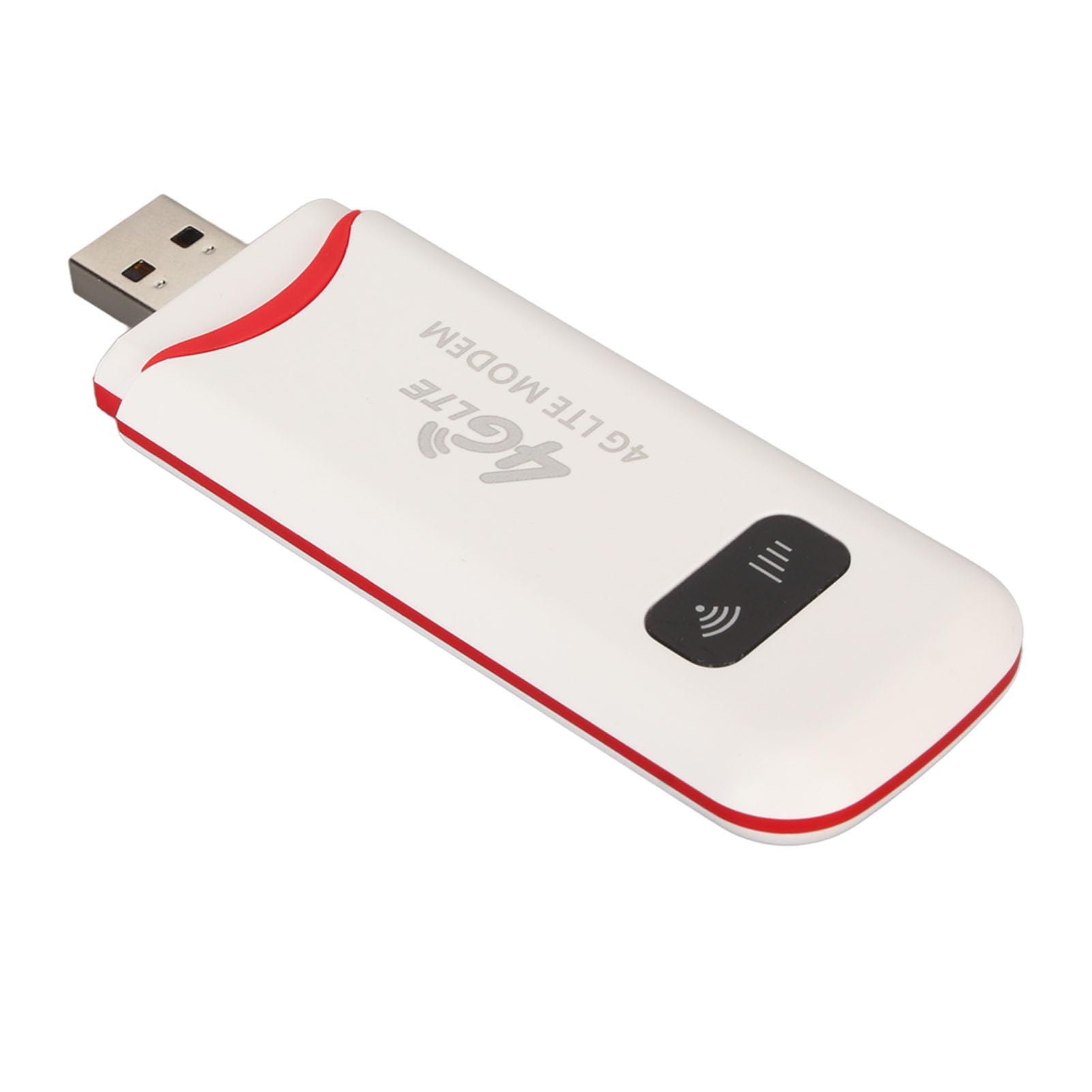VBESTLIFE Módem WiFi USB 4G LTE, Dispositivo de Punto de Acceso de Bolsillo de Desbloqueo de 300 Mbps con Ranura para Tarjeta SIM, Mini Enrutador de Punto de Acceso de Viaje Portátil