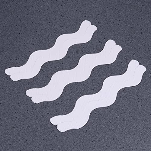 Ounona 48Pcs Anti Slip Strips Stickers With Wave Pattern For Bath Shower (White) #TOP6