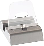 Winkel des Micro-USB-Steckers verstellbar: passt auch für Geräte mit Schutzhülle • Rutschfest dank gummierter Unterseite