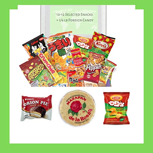 image for Snackology Elite World Snack Sampler Box - 30+ Foreign snacks and glob
