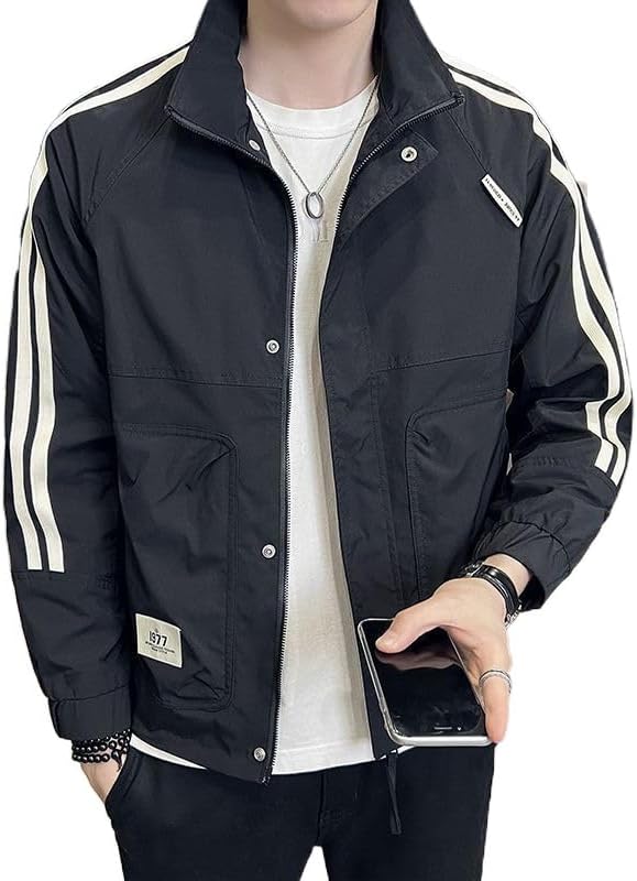 European and American-Style Workwear Jacket for Men in Spring and Autumn