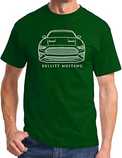2019 2020 Bullitt Ford Mustang Front End Design Classic Print Tshirt