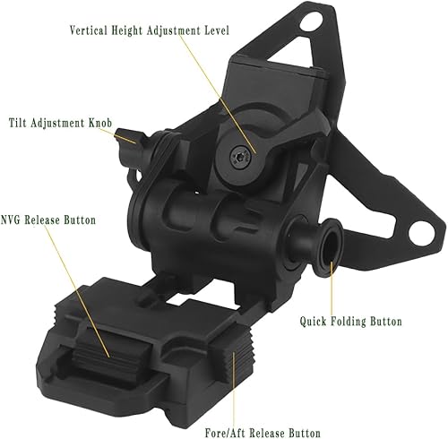 Miniatura 2 de Night Vision L4G69 - Soporte para casco táctico de Airsoft NVG para gafas de visión nocturna PVS15 PVS18 GPNVG18
