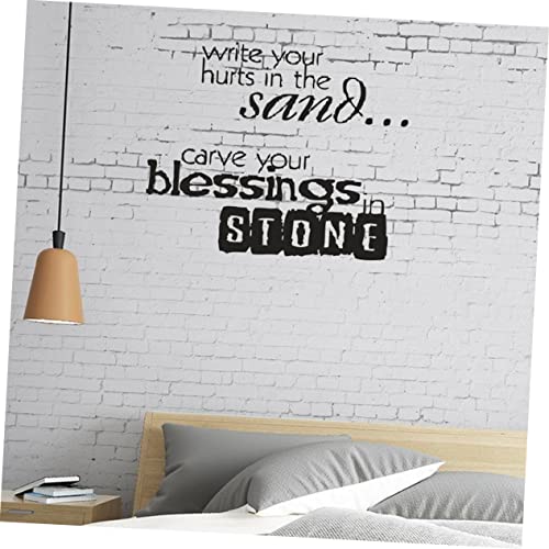 Abaodam Adesivos Skz Letras Adesivos De Parede Aderentes Frases Citações De Parede De Vinil Decalque