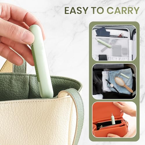 2 in 1 Needle Threader Seam Ripper, 2025 Upgraded Needle Threader, Retractable Threader, Thread Removal Tool for Hand Sewing, Knitting, Cross Stitch, Embroidery and Thread Removal (Gray) - Thumbnail 5
