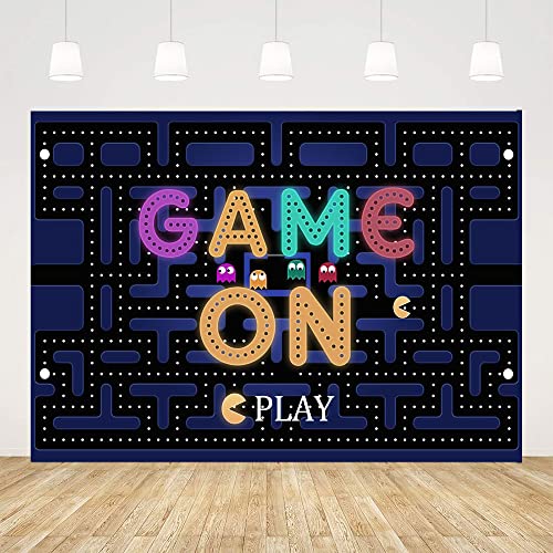 Toile de fond jeux vidéo pour décoration d'anniversaire enfant et ado branché