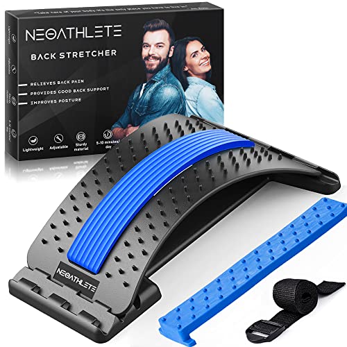 Neoathlete Back Cracker - Back Stretcher For Lower Back Pain Relief - Decompression Spine Corrector For Sciatica Pain Relief, Back Stretch - Lumbar Back Stretching Device - Spine Deck Board #TOP22