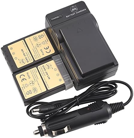 QIAOJINLIN 3-Pack Backup Energy Travel Kit for Olympus PS-BLS1 BLS-1 E-400 E-410 E-420 E-450 E-600 E-620 E-P1 E-P2 E-P3 E-PL1 E-PL3 E-PM1 Digital Camera