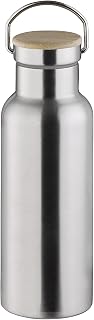 APS High Quality Durable Stainless Steel Vacuum Flask Water Bottle Including Carry Handle & Replacement Seal/Leak Proof Double Walled Drink Bottle for Kids, Leisure & Adults, 500ml