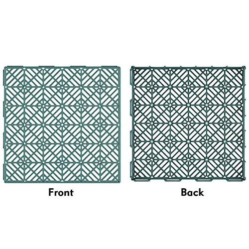 intertravamento modular – piso antiderrapante padrão diamante – azulejos interligados para jardins,