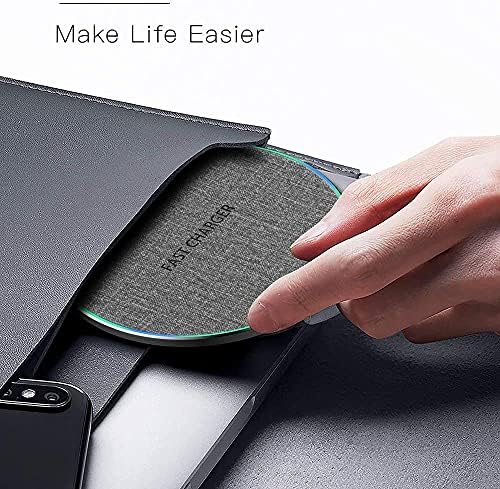 Wireless Charger FDGAO 20W Fast Wireless Charging Pad Compatible with iPhone 14/13/12/12 Mini/12 Pro Max/SE/11/11 Pro Max/XS Max/XR/XS/X/8/8+;Samsung Galaxy S21/Note 20/S20/Note 10/S10/S9;AirPods Pro