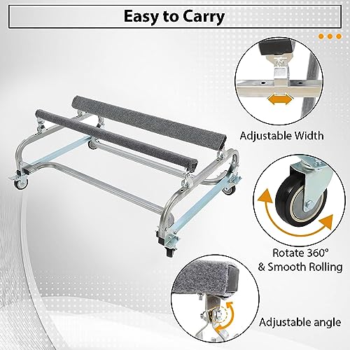 image for HECASA Personal Watercraft Jet Ski Dolly Stand Boat Storage Trailer Ve