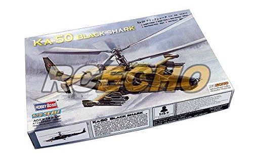 RCECHO® HOBBYBOSS Helicopter Model 1/72 KA-50 Black Shark Scale Hobby 87217 B7217 with 174; Full Version Apps Edition