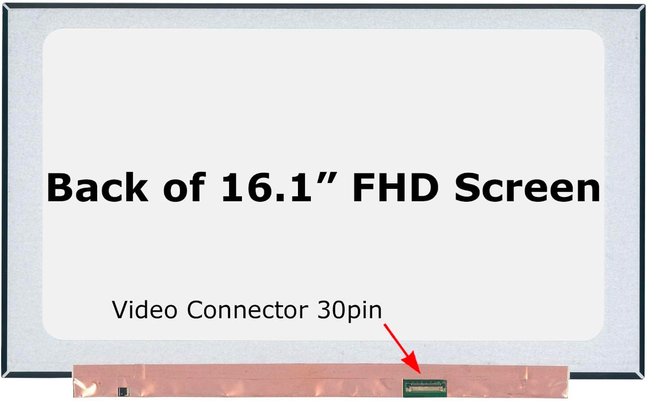 SCREENARAMA New Screen Replacement for HP Pavilion 16-A0030NR 16-A0035NR (FHD 1920x1080 30pin) IPS LCD LED Display with Tools and Tape
