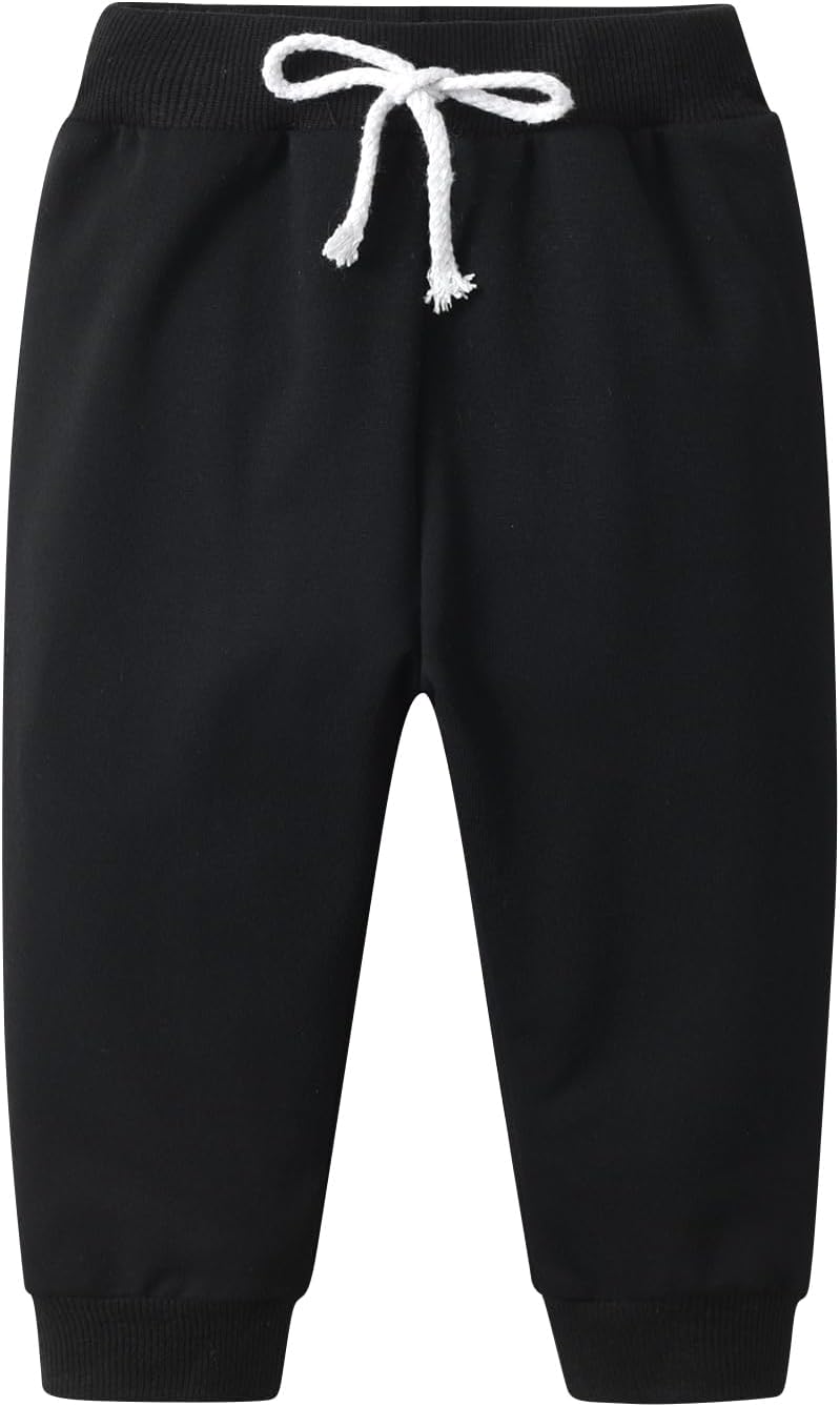 Toddler Baby Boy 3 Pack Sweatpants Solid Pants and Casual Joggers - Image 4