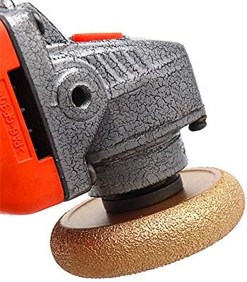 1pcs Brazing Diamond Angle Grinder Stone Grinding Wheel Semi-circular Straight Edge Round Glass Pottery Porcelain Marble Disc - (Color: D, Size: 15mm)