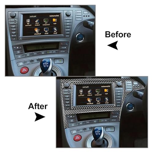 Garniture cadre GPS Toyota Prius RHD protection console centrale contre l'usure