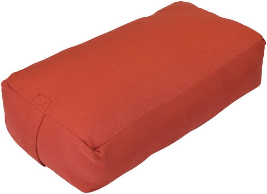 YogaDirect Supportive Rectangular Cotton Yoga Bolster