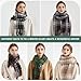 Womens Scarf Fashion Feel Plaid, Long Blanket Scarf Long Plaid Wraps Big