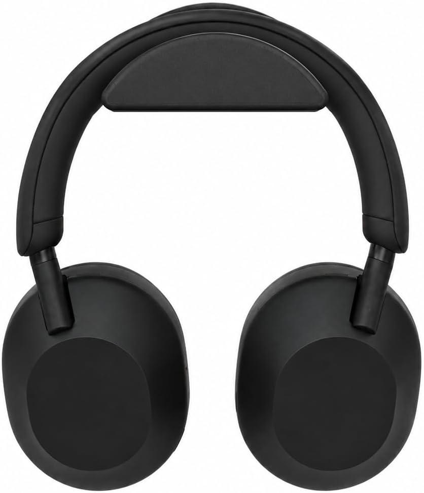 Floating Headphone Hanger, Wall Mounted Headset Holder Stand with Installation Hardware, Minimalist Space Saving Storage Hook for Gaming Room, Office or Studio (Black)