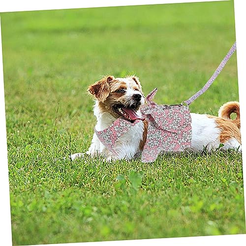 VILLFUL 1 Conjunto De Vestido Com Suspensório Para Cachorro Saia Com Arnês Para Cachorro Vestido For