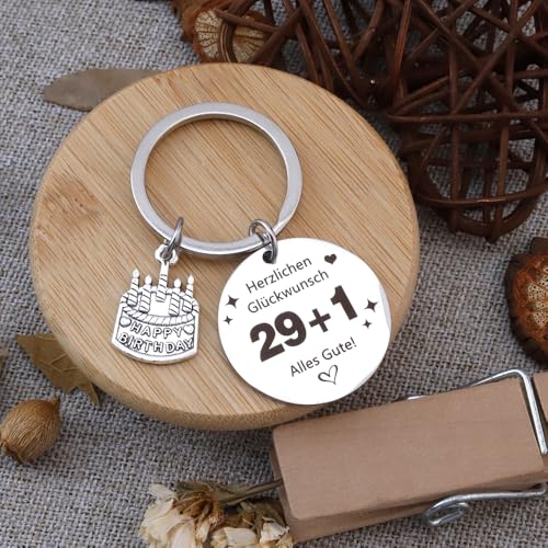 Geschenke Zum 30 Geburtstag Mann,Geschenk 30. Geburtstag Frau 3 Schlüsselanhänger,Geschenke Für Frauen 30 Jahre,Geschenk Zum 30 Geburtstag Frau,Geburtstagsgeschenk