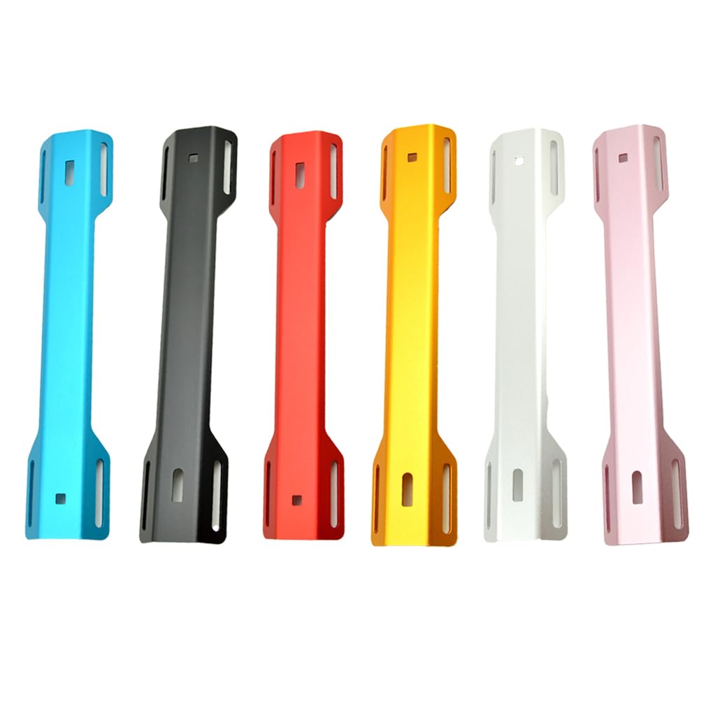 Adaptateur de réservoir unique pour plongée - Support professionnel - Couleur unie - Support pour plaque arrière - Composant BCD - Rouge