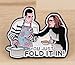 Schitt's Creek David Moira Rose TV Show Comedy You Just Fold It In! Cooking Chef Kitchen Catherine O'Hara 1.4" Enamel Pin Badge