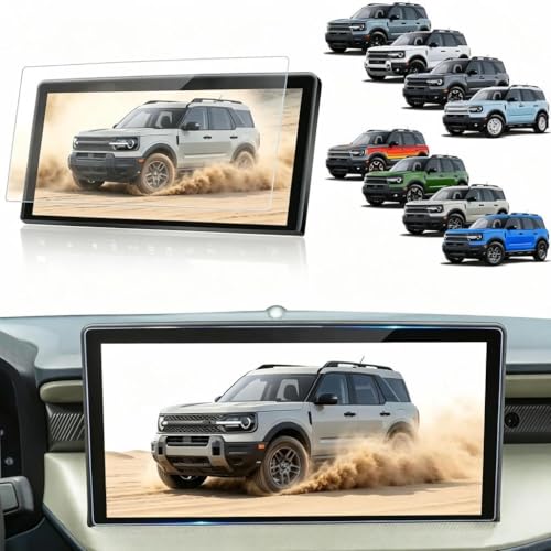 SCYBSTCA 2025 Bronco Sport Screen Protector for 2025 2026 Ford Bronco Sport Screen Protector [Outer Banks/Badlands/Big Bend] 13.2-inch for 2025 2026 Ford Bronco Sport Accessories Scratch Resistant