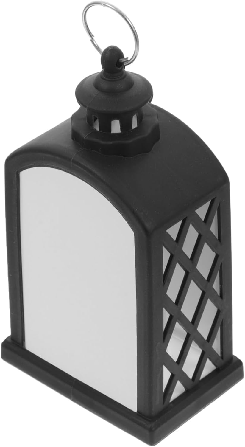 Sublimation Christmas Lantern LED Light Decorative Lamp for Festive Ambiance Battery Powered Hanging Lantern Cozy Night Light for Home Decor