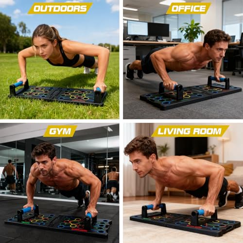 Pompes musculation sans douleur aux poignets grâce à la planche 24-en-1 - 7