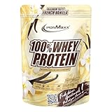 IronMaxx 100% Whey Protein Powder - French Vanilla 500g sobre | proteína de suero de leche en polvo soluble en agua y bajo en azúcar | muchos sabores diferentes