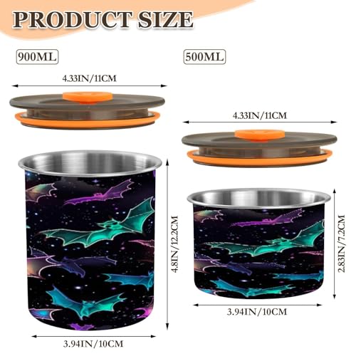 Envase de café ATTX de acero inoxidable 900 ml con tapa hermética miniatura 2