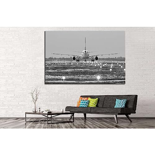 Lienzo de avión №148 decorativo de 5 paneles para salones modernos grandes 2