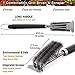 POLIGO Safe Grill Brush and Scraper with Deluxe Handle - 18