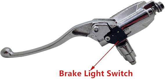 Chrome Alloy Eagle Pattern Universal Motorcycle Hydraulic Brake Pump Master Cylinder Clutch Lever 22MM Motorbike Disc Brake Part