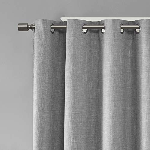 Sun Smart Thermal Insulated Curtain for Bedroom and Home grey, 100" x 84", W 84" x L 100" (1 Panels) - Image 3