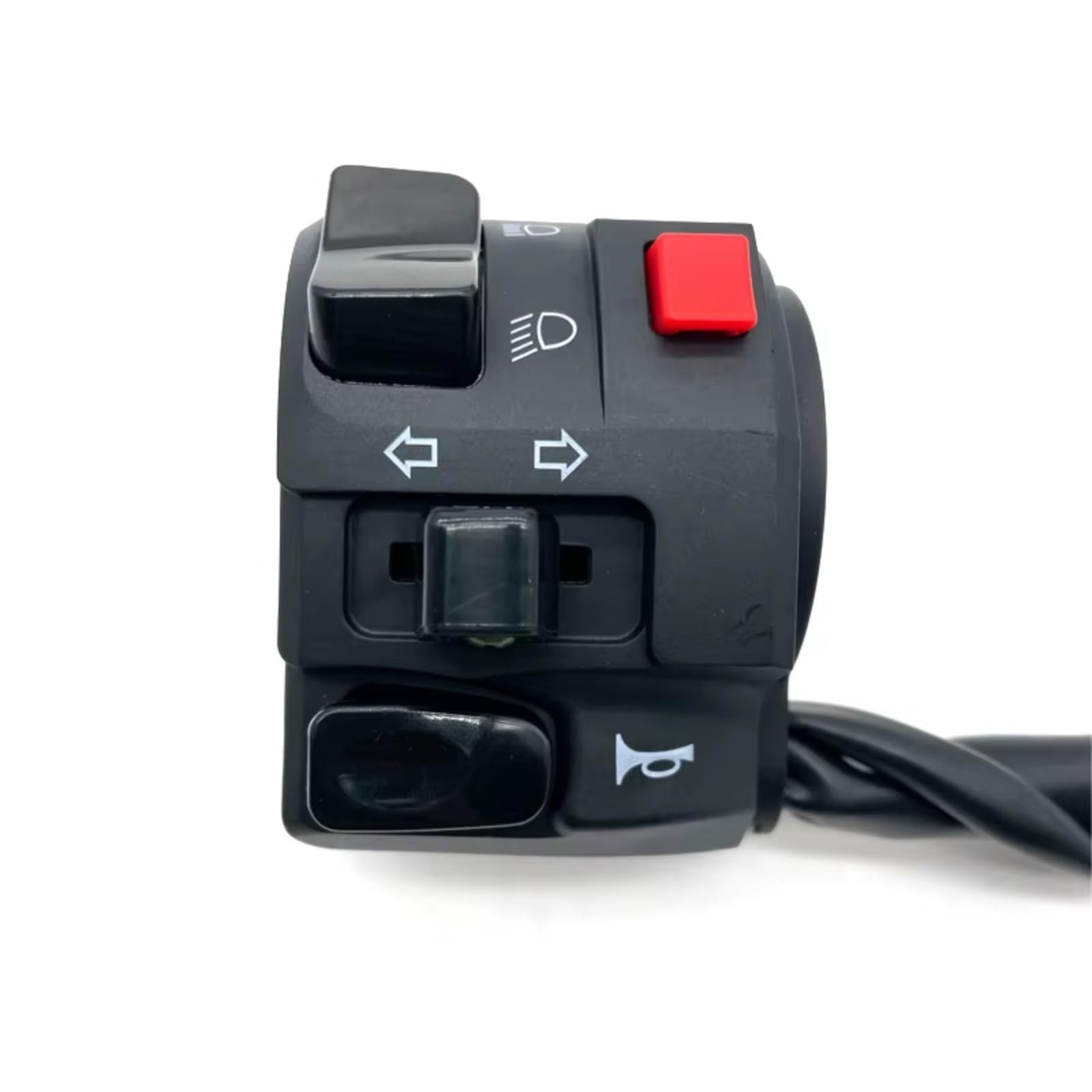 1 Pz. Sinistra 22mm Interruttore Moto Controllo Manubrio Per Universale Pulsante Clacson Indicatore Di Direzione Spia Blocco Comandi Moto